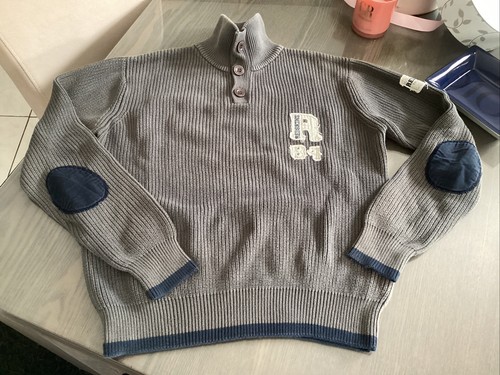 Pull col boutonné redskins - pull,