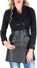 Com manteau cuir coton - @,
