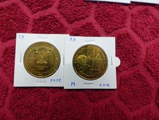 2 jetons touristiques monnaie de paris dept 13