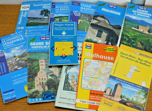 Lot carte randonnée ign - carte,