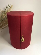 Coffret / boite / Trousse de toilette velours rouge -   rouge