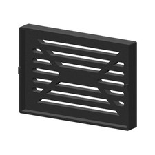 Grille de cheminée - convient au poêle Drooff [255 x 175 x 30 mm] poêle