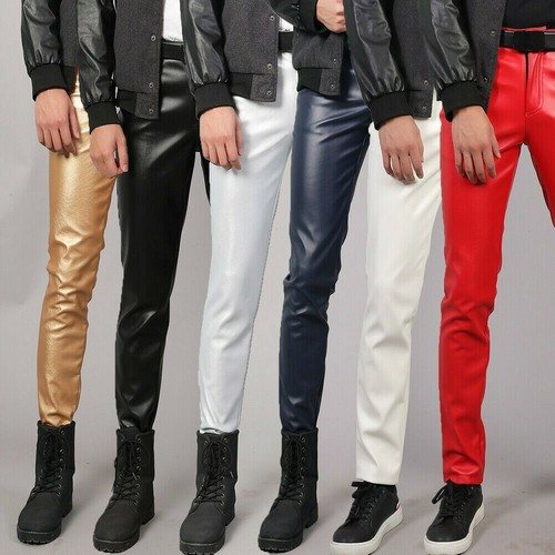 Pantalon simili cuir homme - pantalon,