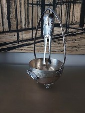 SUCRIER EN METAL ARGENTE (