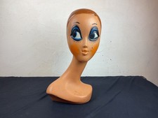 TWIGGY Tête à Chapeau perruques mannequin  Modele HUARD 1971  Vintage