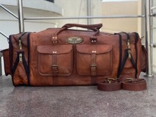 Sac De Voyage Week-End En Cuir