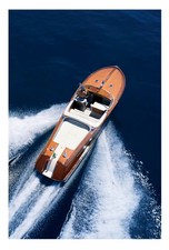 AFFICHE POSTER - Bateau Riva