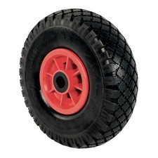 Roue de diable increvable 260mmx85mm - 3.00-4 alésage 20mm jante plastique - Idé