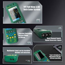 Multimètre 'oscilloscope Multimètre 'oscilloscope Portatif 'affichage 'écran