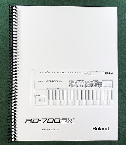 Roland 700gx owner s - roland, owner's