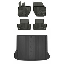 Frogum TPE Tapis De Sol+Coffre Jeu pour Volvo XC60 I 2008-2017 TPE ensemble tapi