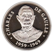 Médaille CHARLES DE GAULLE 1959 1969 / PRESIDENT - FRANCE - medal