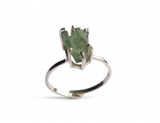 Bague De Moldavite - Argent