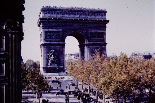 1950s arc triomphe - arc,