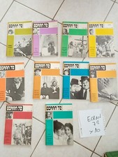 Lot 10 Revues- Ecran 72- les 10 premiers numeros-1972-magazine cinema ancien ! 