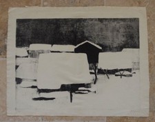 Lithographie originale roger - lithographie,