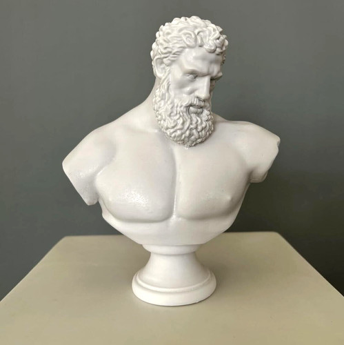 Statue buste hercule cm - buste, d'hercule