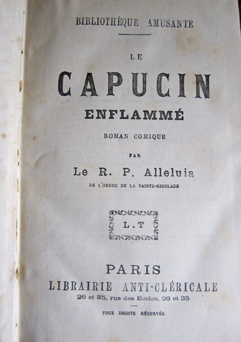 Capucin enflammé par le - enflammÉ.,
