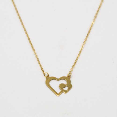Collier jaune 9 - or, carats