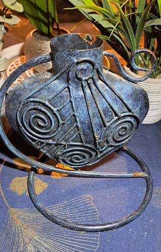 Vase forme cœur fer - forme,