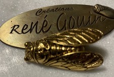 Broche vintage cigale - vintage,