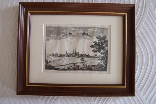 Cadre gravure vieux conde nord - vieux,
