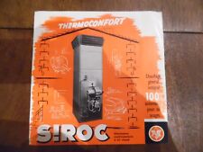 Catalogue SIROC Thermoconfort – Dépliant 6 pages
