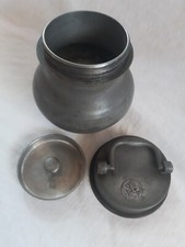 Magnifique pot à Bouillon en Étain  Vintage 1875