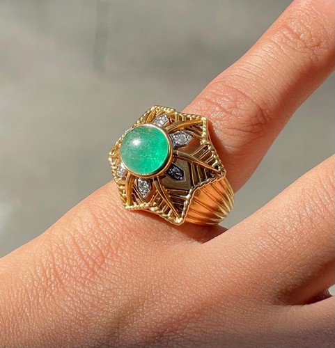 Bague ancienne or jaune - ,