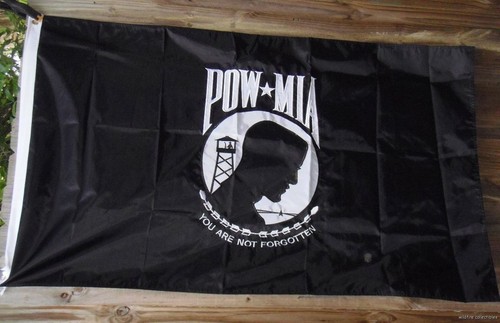 Embroidered 3x5 pow - embroidered, flag