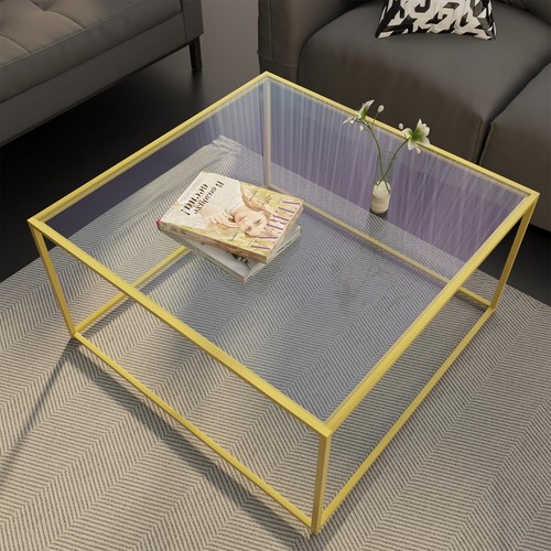 Table basse carrée verre - table,