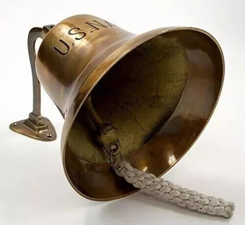 Cloche ancienne laiton 6 - cloche,