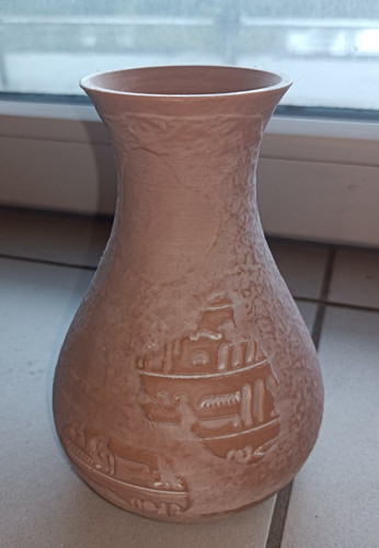 Vase style egyptien résine - vase,