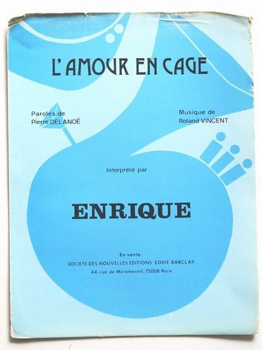 Partition vintage sheet music