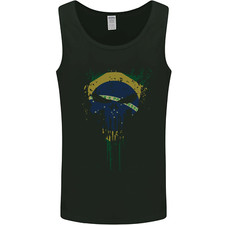 Débardeur Pour Hommes De Musculation Au Crâne Du Brésil