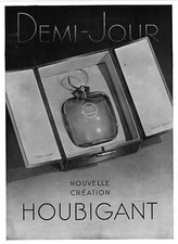 *** Demi-Jour _ nouvelle création HOUBIGANT *** 1936 - pub. (24 x 33) // p462