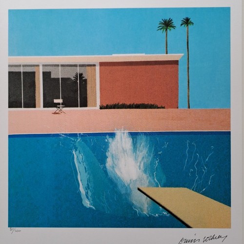 Signé david hockney a - david,