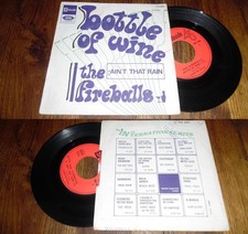 The Fireballs – Bottle Of Wine French PS 7' Stateside Pop Rock 67'