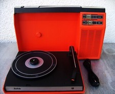 TOURNE DISQUE VINTAGE ORANGE RADIOLA 270
