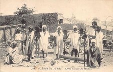 Algérie - Région de Sidi-Bel-Abbès - Après la cuisson du Méchoui - Ed. Boumendil