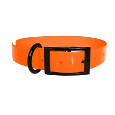 CANICRAFTER Biothane Dog Collar  ( 32 x 2.5mm, Orange )