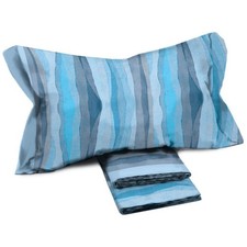 Draps de mariée « Lio » complet en coton 100 % fantaisie géométrique