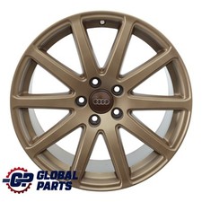Audi TT 8J Jante Alliage 18" 9J ET:52 10 Branches Or 8J0601025AA