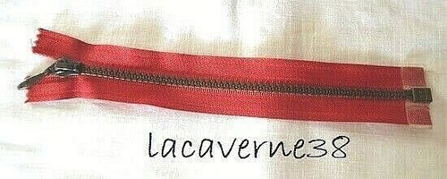 Fermeture éclair 20cm - , rouge