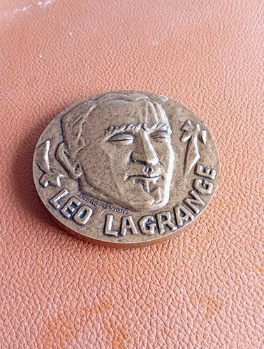Médaille léo lagrange par - lagrange,