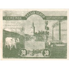 Autriche, Guntramsdorf, 30 Heller, Animaux, 1920, 1920-08-31, SPL, Mehl:FS 310e