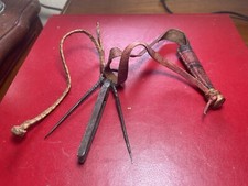 Nécessaire Manucure Touareg Fer Forgé Étui Cuir