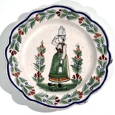 RARE Assiette bretonne aux