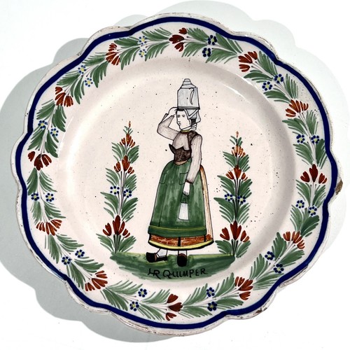 Rare assiette bretonne aux - rare,