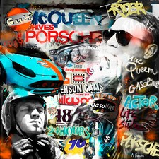 Tableau Pop Art Street Rallye